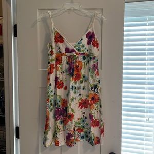 Old Navy floral spaghetti strap dress size large